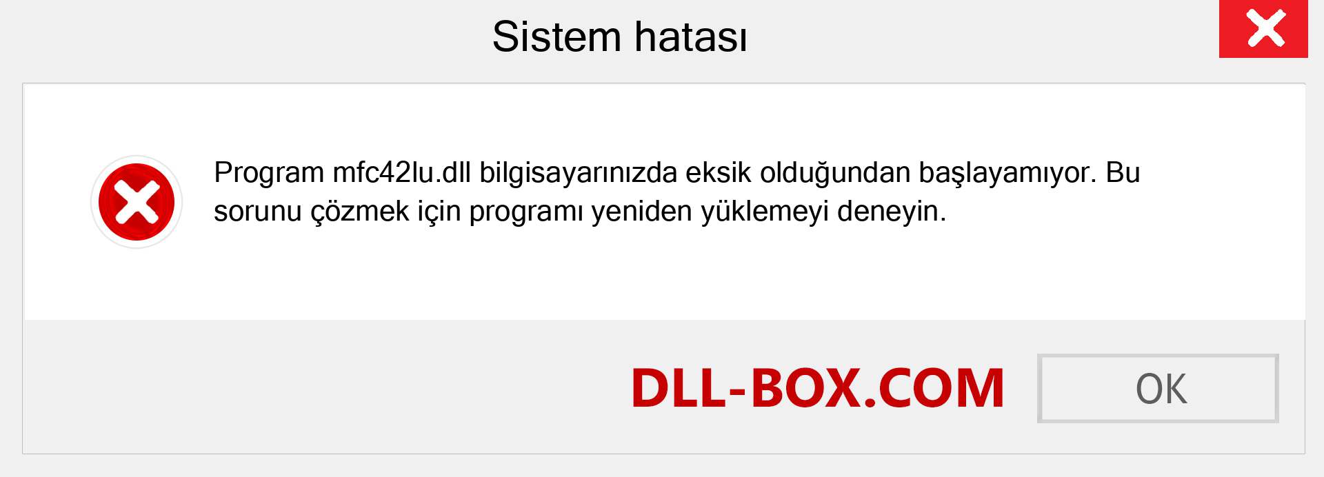 mfc42lu.dll dosyası eksik mi? Windows 7, 8, 10 için İndirin - Windows'ta mfc42lu dll Eksik Hatasını Düzeltin, fotoğraflar, resimler